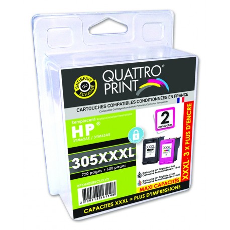 Pack 2 cartouches compatibles 305XL