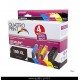 Pack 4 cartouches d'encre Quattro Print compatible Lexmark 100