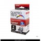 Pack 2 cartouches d'encre Quattro Print noires compatible Canon PGI5 / CLI8BK